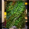 Muro Vegetal Transfronterizo, Muro Vegetal Artificial Tridimensional Simulado de Gama Alta, Decoración de Flores Artificiales, Fondo Verde, Muro de Césped Famoso en Internet