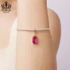 Aifulu Nuevo Colgante de Botella de Perfume con Encanto Degradado Plata de Ley S925 Moda DIY Cuentas Sueltas Accesorios de Cuentas Venta al por Mayor