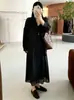Conjunto casual de dos piezas para mujer talla grande, estilo otoño 2026, con un vestido holgado y una camisola para mujeres de talla grande