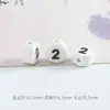 Amazon Xiyin Venta Caliente 6x 10mm Cuentas de Alfabeto de Cerámica Material para Hacer Pulseras DIY para Niños Juego de Cuentas