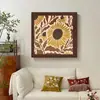 Pinturas Decorativas Personalizadas Estilo Vintage para Entrada de Sala de Estar, Pinturas de Pie, Pinturas para Cabecera de Dormitorio Estilo Madera Natural y Arte de Pared para Cómoda