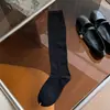Exclusivo: Calcetines de malla fina estilo dulce Ins-trendy para mujer, calcetines holgados de retazos en color blanco lechoso, calcetines de pantorrilla de color liso estilo Miu