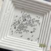 Mini resina acrílica de tamaño súper pequeño, de fondo plano, con forma especial, para decoración de uñas, diamantes, joyas, manicura popular en Internet, accesorios de diamantes mixtos