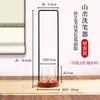 Novo Estilo Chinês Janela Ensolarada Cúpula da Lua Paisagem de Montanha Criativa Porta-Pincéis Lavável Suporte para Pincéis Suporte para Pincéis Rack de Armazenamento para Pendurar Canetas Porta-Pincéis