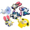 Versión de Prueba de Muestra de Zapatos para Niños, Hebillas Decorativas para Zapatos, Etiquetas de Plástico con Puntadas Curiosas, Sellos de Goma, Molinos de Viento Giratorios, Diversión para Hacer Tú Mismo