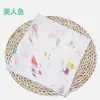 Muselina algodón gasa manta envolvente para envolver bebé toalla de swaddling manta de verano manta fina gasa toalla de baño envolvente sin agente fluorescente