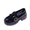 Zapatos Individuales de Plataforma de Tacón Alto Impermeables de Estilo Lolita con Forma de Corazón para Mujer, Tendencia Japonesa, Novedad Otoño 2025, Estilo Universitario, Zapatos Pequeños de Cuero