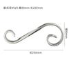 Acero inoxidable 304 Flor decorativa europea para puerta de jardín, barandilla de escalera de patio, accesorios decorativos para puertas y ventanas antirrobo, flor de combinación