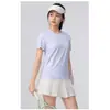 Nova Camiseta Casual de Manga Curta de Verão Versátil Confortável Unissex Roupas de Secagem Rápida Camiseta Esportiva com Logo Estampado
