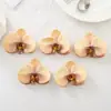 Cabeça de Flor Phalaenopsis Filme de Impressão de Flor Artificial Baú de Flores Lembrança Caixa de Presente DIY Decoração de Casamento Flor de Seda Atacado