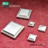 Tapa de Hierro Material de Construcción Tapón para Tubo Cuadrado Extremo Aislamiento Valla Barandilla 80*80 Postes de Sellado de Barandilla Tapa Superior de Postes Cabezal de Columna