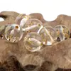 8-16mm Directo de Fábrica resina dorada lettering seis palabras mantra cuentas redondas cuentas sueltas pulsera DIY accesorios de cuentas