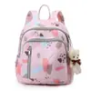 Bolsa de Maternidad Jingqi Capacidad Pequeña Bolsa para Madre y Bebé Mochila para Bebé para Salir con el Bebé Mochila Casual Nueva Separación Seca y Húmeda