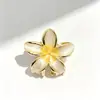 Novo produto de comércio exterior: Presilha de cabelo romântica estilo boêmio de alta qualidade com flor de frangipani para mulheres, adequada para penteados presos e para prender o cabelo na parte de trás da cabeça