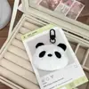 L72 Boneca Sino Panda Pingente de Mochila Chaveiro Fofo Brinquedo de Pelúcia Boneca de Carro Pendente de Bolsa