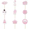 Nuevo Adorno para Pastel de Primer Cumpleaños de Invierno, Decoración para Postre Cupcake, Decoración para Pastel de Fiesta de Cumpleaños
