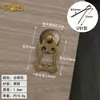 Mango de Cobre Puro, Tirador Pequeño para Cajón, Accesorio Clásico para Muebles, Herraje de Cobre, Tirador Ruyi de un Agujero, Arte de Cobre Estilo Antiguo