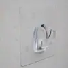 Gancho de Cuerno Transparente Fuerte Sin Rastro Sin Clavos Sin Taladrar Baño Cocina Colgar Ropa Gancho Adhesivo Gancho Venta al por Mayor