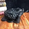 Fuente Transmitida en Vivo de Productos Ruyi de Obsidiana, Adornos Ruyi Finamente Tallados, Artículos Decorativos para Oficina y Hogar que Atraen la Riqueza