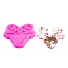 Chaveiro de Silicone com Cabeça de Rena de Natal, Molde de Gotejamento de Gel, Para Fazer DIY de Bolo de Chocolate para Assar