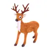 Decorações de Natal, veados de Natal, decorações de árvore de Natal, mini renas fofas, enfeites de alce artificiais para vitrine de shopping