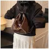 Bolso de Mujer de PU Nuevo Transfronterizo 2025, Bolso de Hombro Retro de Gama Alta, Bolso Cruzado de Color Sólido de Gran Capacidad, Bolso Tote Multifuncional