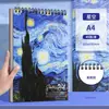Cuaderno de bocetos 8K Engrosado Cuaderno de Dibujo Rápido A4 Especial para Estudiantes de Arte Cuaderno de Hojas Sueltas Álbum de Arte Libro de Dibujo en Blanco 8K Cuaderno Espiral