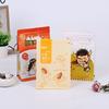 Bolsa de sellado de ocho lados de papel kraft, bolsa de aluminio para té con cremallera, bolsa para snacks casuales, impresión a color para frutos secos, se puede personalizar con logo