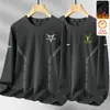 Sudadera Popular Nueva para Hombre Otoño/Invierno 2025, Forro Polar, Sin Capucha, Manga Larga, Cuello Redondo, Tallas Grandes, Gruesa, para Usar al Aire Libre