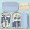 Set de Cortauñas Doméstico de Múltiples Piezas, Set Completo de Cortauñas, Cortauñas Grandes para Adultos, Herramientas Portátiles de Manicura de Belleza