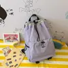 Mochila con cordón transfronteriza, Mochila nueva de gran capacidad, Mochila escolar ultraligera, Mochila para estudiantes, Bolsa creativa universal para montañismo