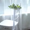 310 Decorações de Casamento Anjo Eterno, Estilo Floresta Nórdica, Flores para Encosto de Cadeira de Folha de Eucalipto, Flores para Casamento e Banquete, Flores da Amazônia