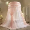 Mosquitero de Cúpula de Doble Capa para Piso Estilo Nórdico de Lujo Ligero Transfronterizo Estilo Princesa Romántico de Gama Alta Mosquitero Estilo Corte de Alta Calidad