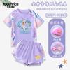 2025 Novo Maiô Infantil da Princesa Elsa Moda para Meninas Tipo Cortado Tamanhos Médio e Grande para Crianças Meninas Proteção Solar Secagem Rápida