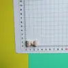 Corazón de Lunares Rosas Cuadrado Corbata de Moño Accesorios Hecho a Mano DIY Pinzas para el Cabello Adornos para el Cabello Funda de Teléfono Pendientes Decoración para Bolsos Parches