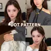Collar tipo bufanda de seda con cuentas de estilo ins coreano, estampado paisley floral, para mujer, nueva moda primavera-verano, bufanda decorativa para el cuello, elegante y versátil