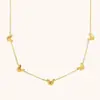 Collar de Mariposa de Venta Caliente Transfronterizo Europeo y Americano Acero Inoxidable Chapado en Oro de 18 Quilates de Moda Elegante Simple Versátil Personalizado para Mujer
