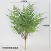 Plantas Verdes Simuladas, Decoración de Interiores, Sala de Estar, Adornos de Entrada, Habitación Modelo de Hotel, Hojas de Helecho, Nuevo Estilo Chino