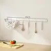 Cesta de Almacenamiento para Cebolleta, Jengibre y Ajo Montada en la Pared Sin Taladrar Estante de Cocina para Pared Cesta Pequeña Colgante para Jengibre y Ajo Artefacto