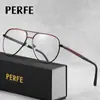 91365 Nuevos Gafas de Moda Europeas y Americanas Montura Completa Metal Hombres Negocios Montura de Gafas Anti Luz Azul Stock Listo Fábrica