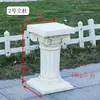 Vaso de Flores Grande Paisagem Vintage Estilo Europeu, Coluna Romana Estilo Antigo, Decoração de Piso de Entrada de Pátio de Villa, Ornamento Externo