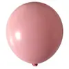 Globo de látex de 18 pulgadas diseño de fiesta de bodas Globo redondo de 18 pulgadas decoración engrosada Globo mate de 18 pulgadas
