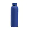 Taza Térmica Pequeña Estilo Americano Recubierta de Goma Seleccionada Cuidadosamente, Botella de Leche Térmica de Acero Inoxidable 304 de Doble Capa al Vacío, Botella de Agua Deportiva