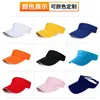 Gorra Publicitaria Vacía Superior Estampada con Logo Tela de Algodón Gorra Deportiva sin Cabeza Gorra de Sol Gorra para Maratón Running al Aire Libre Gorra de Sol