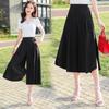 Pantalones de Pierna Ancha para Madre Verano 40-50 Años Culottes Delgados Pantalones de Mujer de Mediana Edad Verano Pantalones Capri de Mediana Edad para Niños