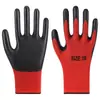 Guantes de Protección Laboral de Nitrilo, Transpirables, Antideslizantes, Resistentes al Aceite, Unisex, Adecuados para Obra, Mantenimiento de Maquinaria, Compras de Fábrica, Venta al por Mayor, Transfronterizo
