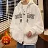 Moletom com capuz novo, estiloso, jovem e da moda, de corte solto, para homens, estilo casual com capuz 2026, estilo japonês