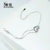 Pulsera de nube de plata esterlina 925 moda estilo coreano diseño nicho ins pulsera de nube auspiciosa colorida regalo Qixi con incrustaciones de diamantes