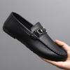 Otoño Social Calzado Casual para Hombres Mocasines de Moda Zapatos Slip-On para Hombres Comercio Exterior 2025