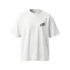 Estampado Reflectante Blackeden en el Pecho Izquierdo, Camiseta de Manga Corta Original con Estampado de Graffiti Americano Tendencia Nacional para Hombres y Mujeres, Tops para Pareja para Verano